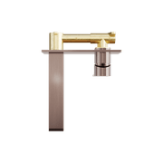 Bianca Wall Basin/Bath Mixer 187mm | Brushed Bronze gallery detail image
