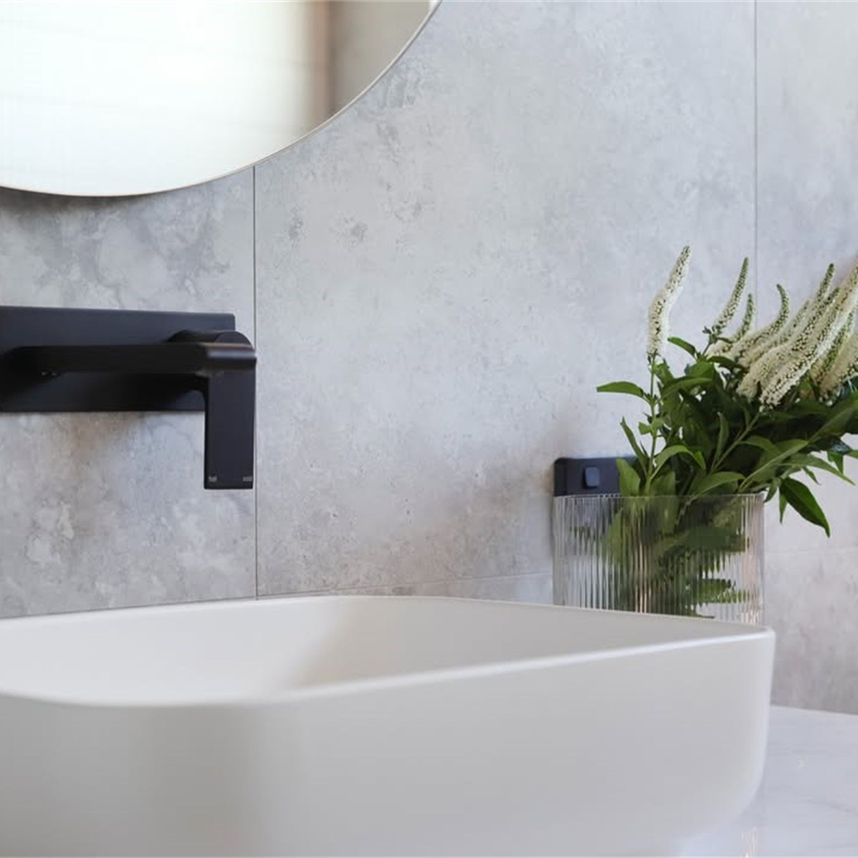 Bianca Basin/Bath Mixer 230mm | Matte Black gallery detail image