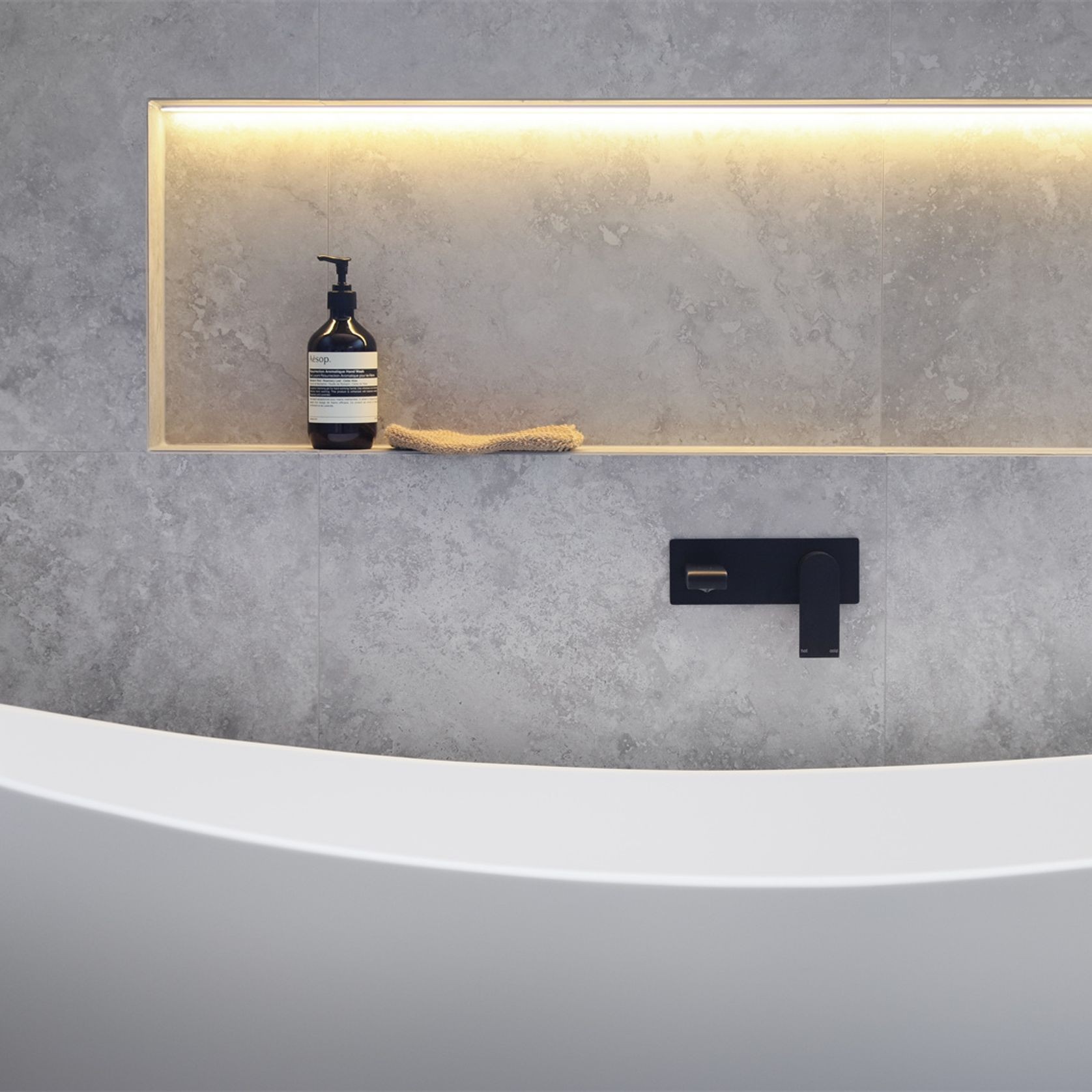 Bianca Basin/Bath Mixer 230mm | Matte Black gallery detail image