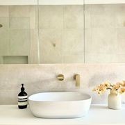 Bianca Mixer Separate Back Plate 187mm | Brushed Gold gallery detail image