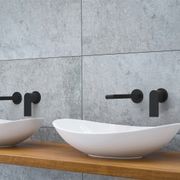 Bianca Mixer Separate Back Plate 187mm | Matte Black gallery detail image