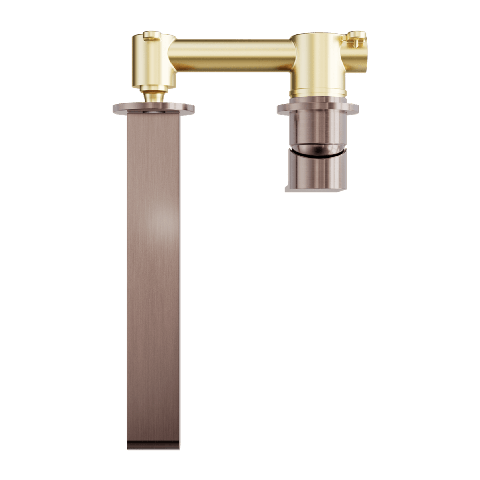 Bianca Basin/Bath Mixer Back Plate 230mm | Brushed Bronze gallery detail image