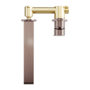 Bianca Basin/Bath Mixer Back Plate 230mm | Brushed Bronze gallery detail image