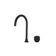 Moon Swivel Basin Mixer Matte Black gallery detail image