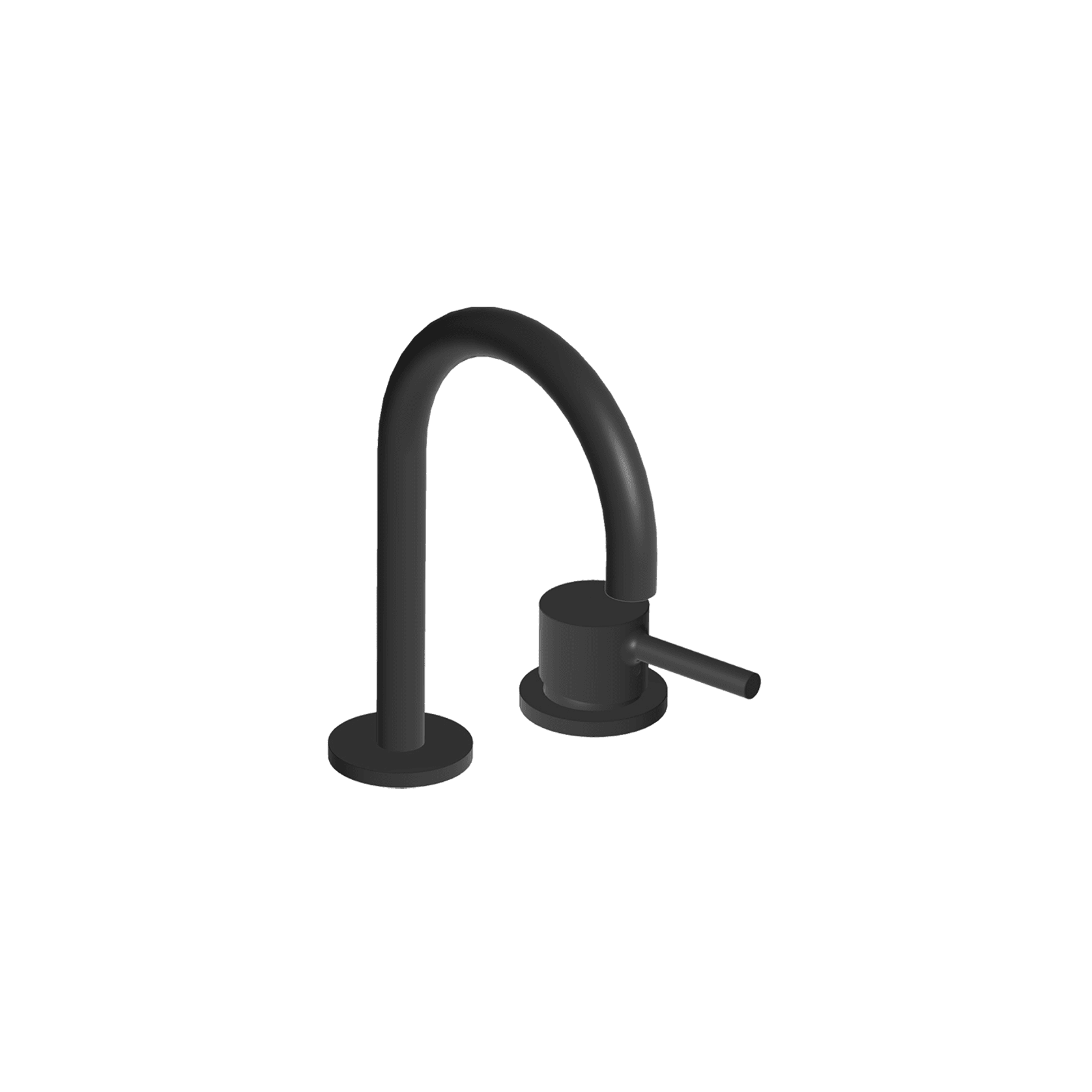 Pan S 2 Tap Hole Goose Neck Basin Mixer gallery detail image