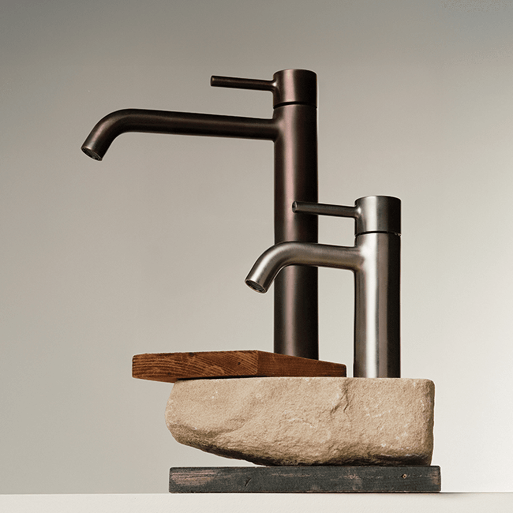 Pan S Extended Height Basin Mixer gallery detail image