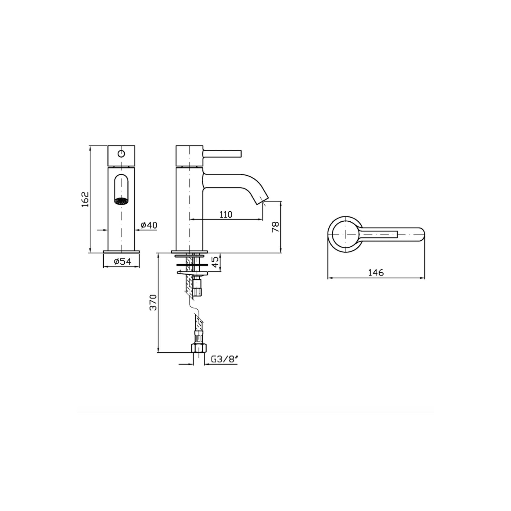 Pan S Basin Mixer gallery detail image