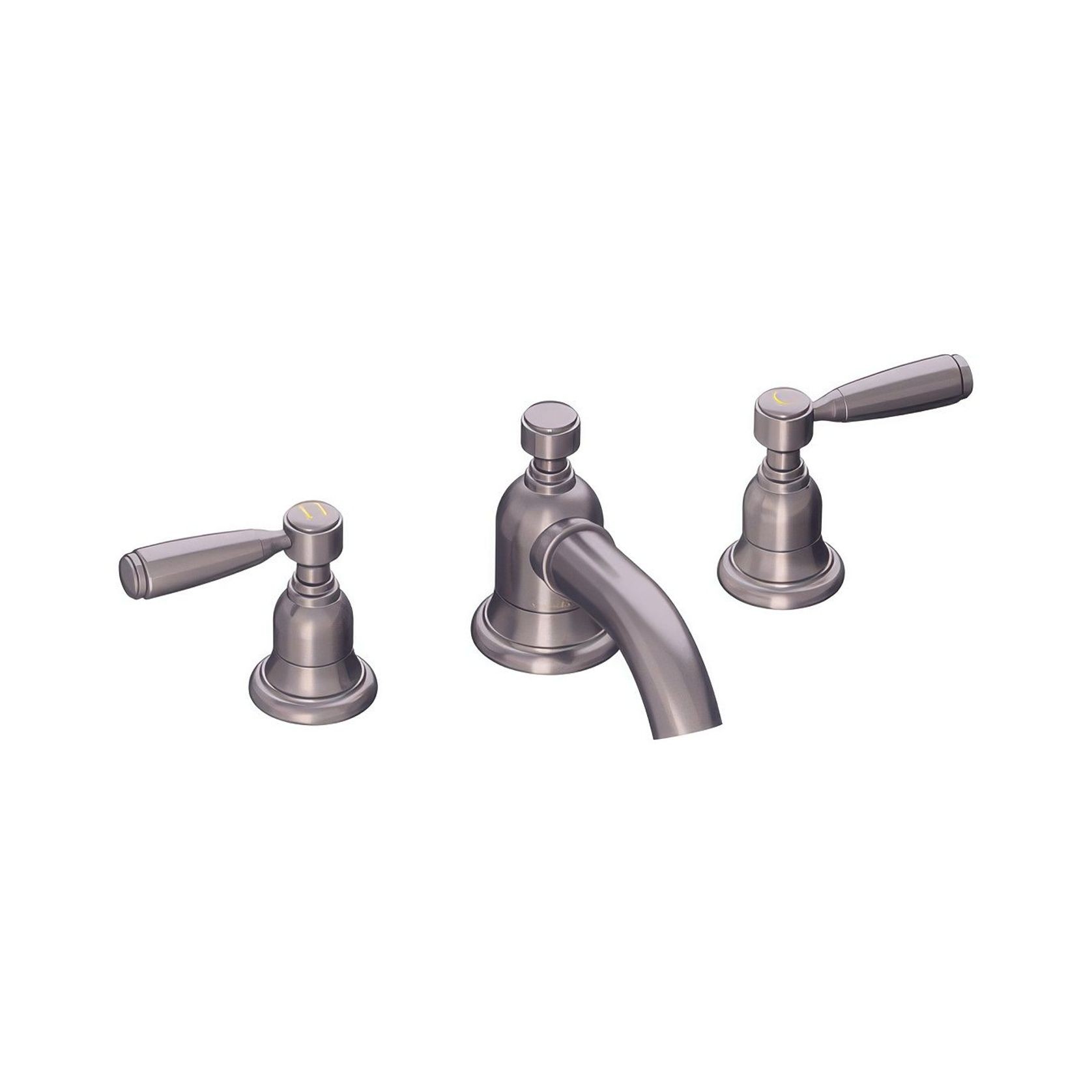 Fairfield - Metal lever basin tap with low spout gallery detail image