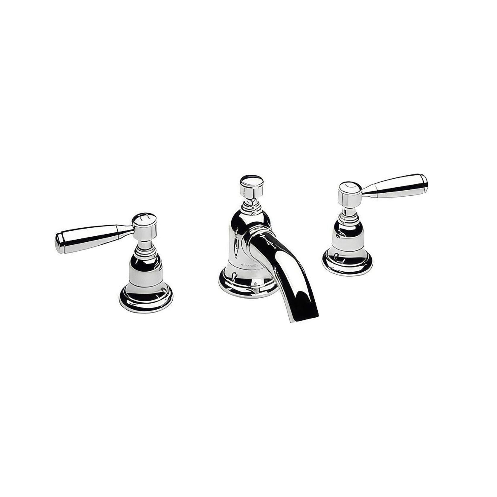 Fairfield - Metal lever basin tap with low spout gallery detail image