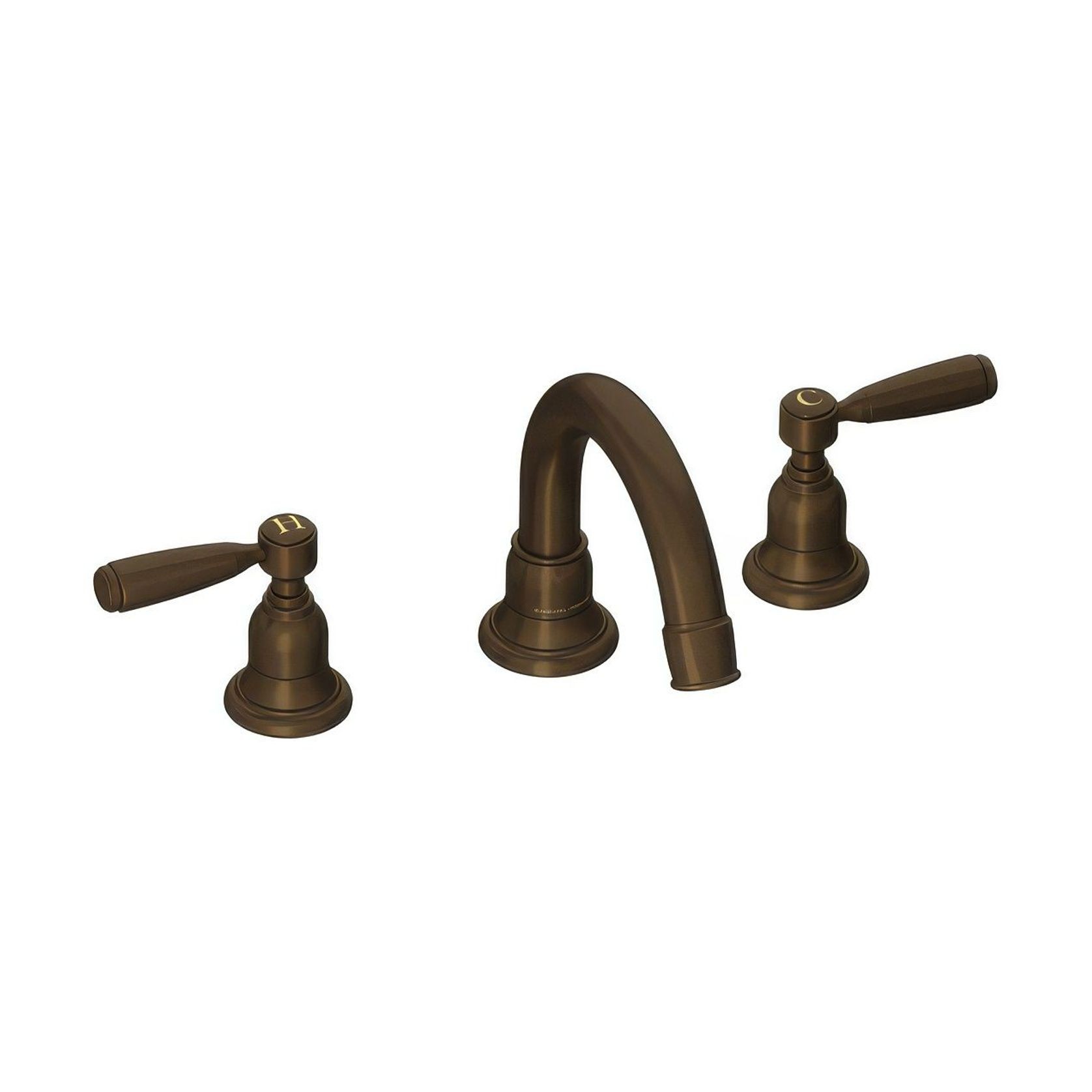 Fairfield - Metal lever basin tap with high spout gallery detail image