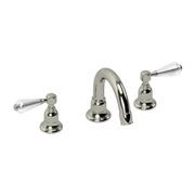 Fairfield - Crystal lever basin tap with high spout gallery detail image