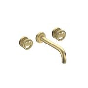 Lathe - Wall mounted basin tap with wheel handles gallery detail image