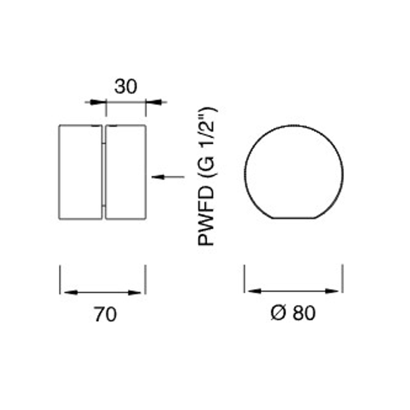 NEUTRA Wall Mounted 2 Way Diverter by CEA gallery detail image