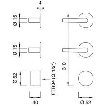 FLAG Thermostatic Shower Mixer Set by CEA gallery detail image