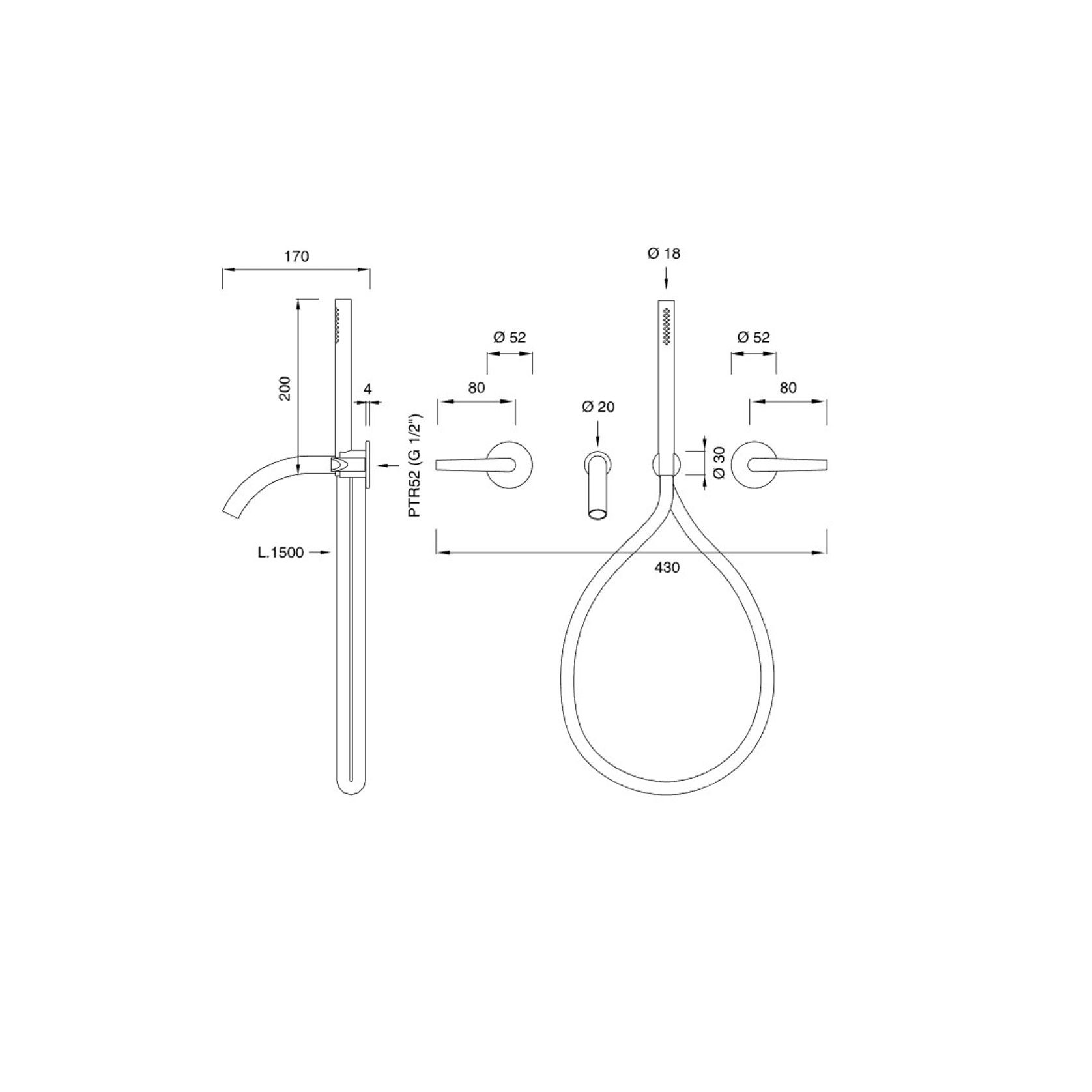 FLAG Wall Mounted 2 Progressive Mixers by CEA gallery detail image