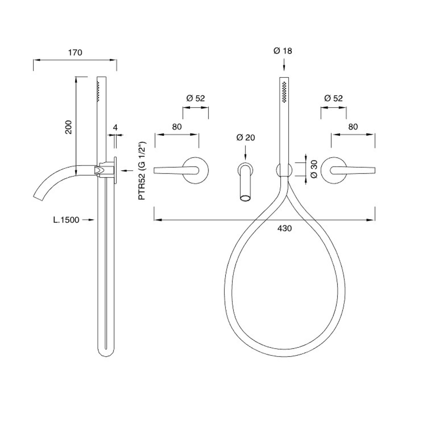 FLAG Wall Mounted 2 Progressive Mixers by CEA gallery detail image