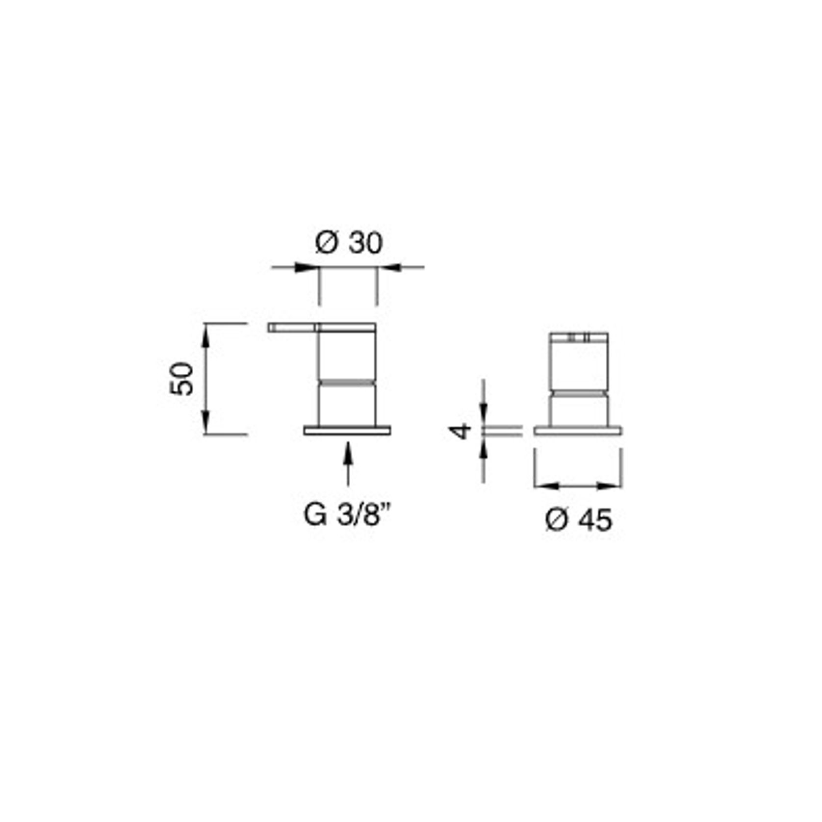 INNOVO Deck Mounted 2/3 Diverter by CEA gallery detail image