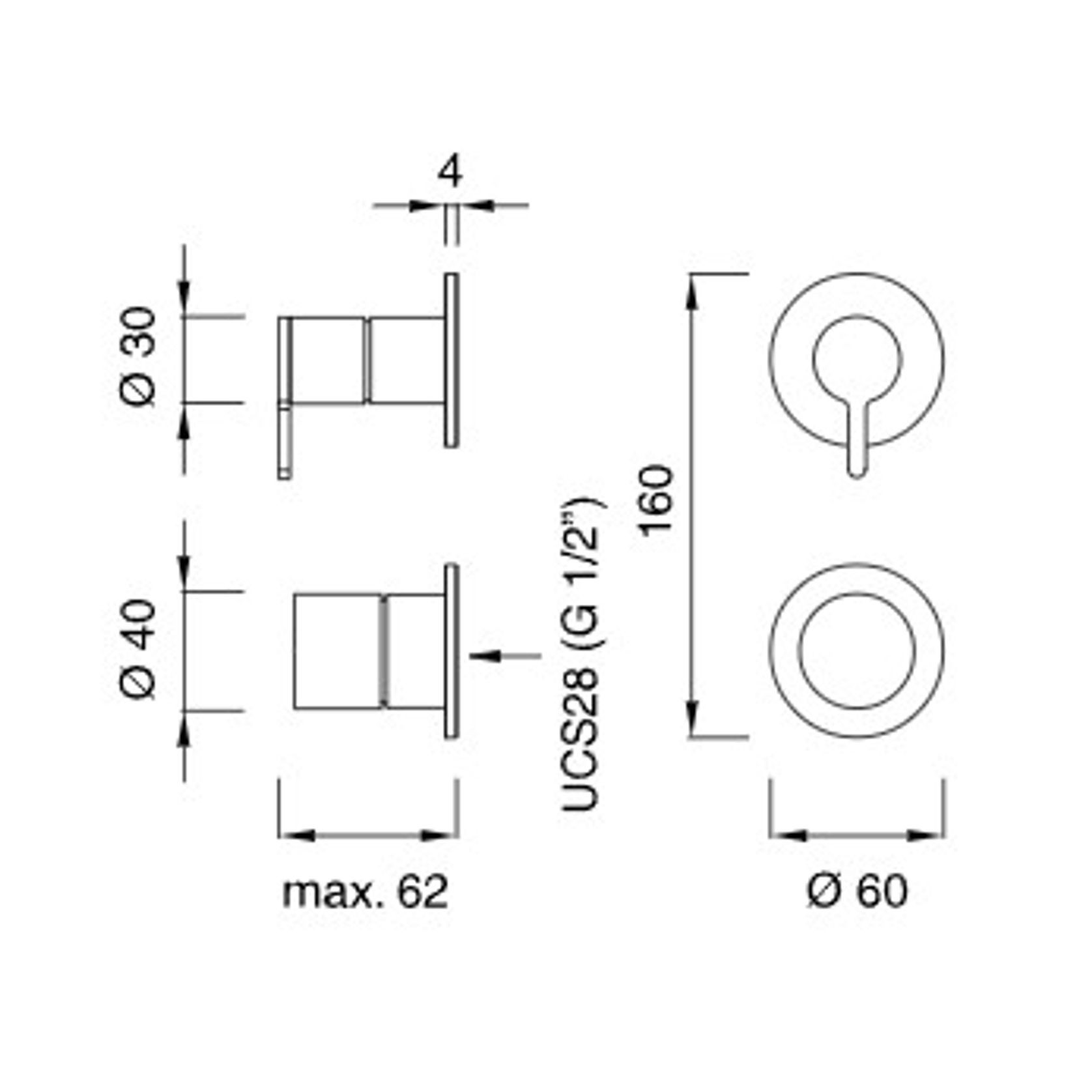 CEA INNOVO Thermostatic Shower Mixer gallery detail image