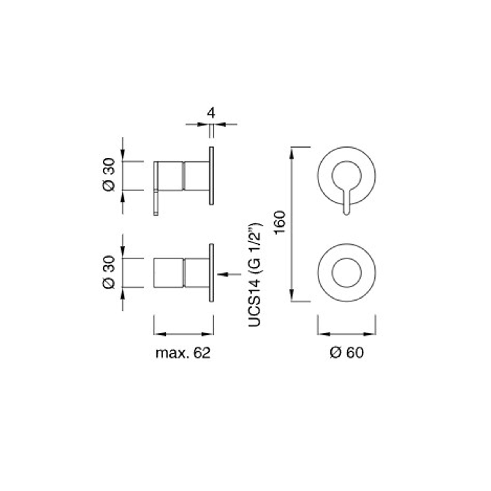 INNOVO Thermostatic Shower Mixer by CEA gallery detail image
