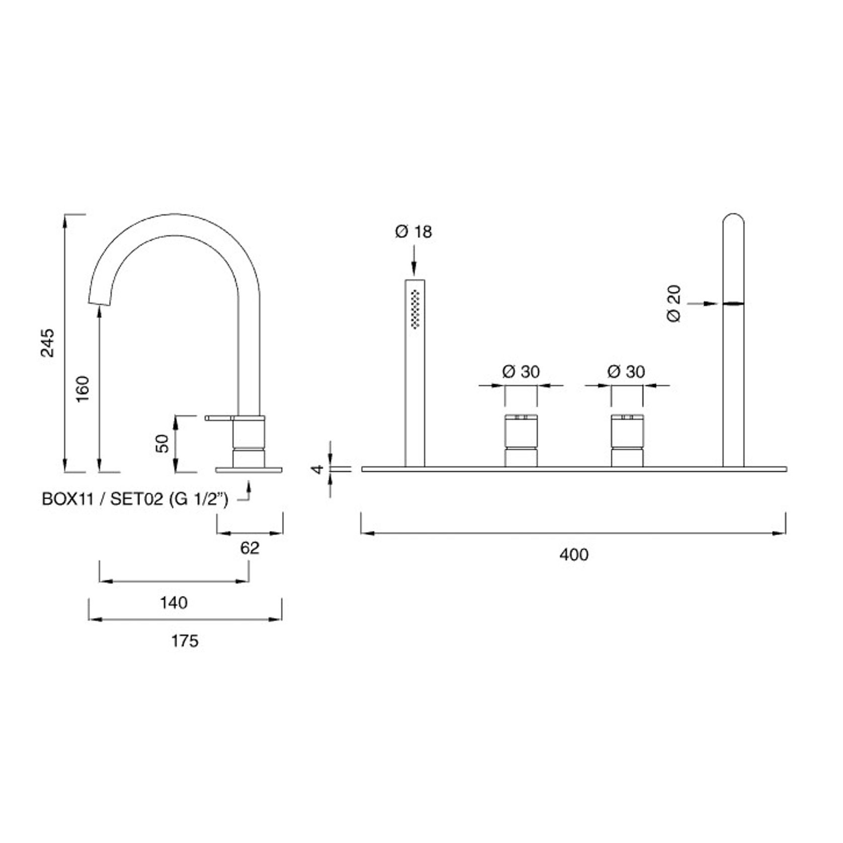 INNOVO Rim Mounted Set of 2 by CEA gallery detail image