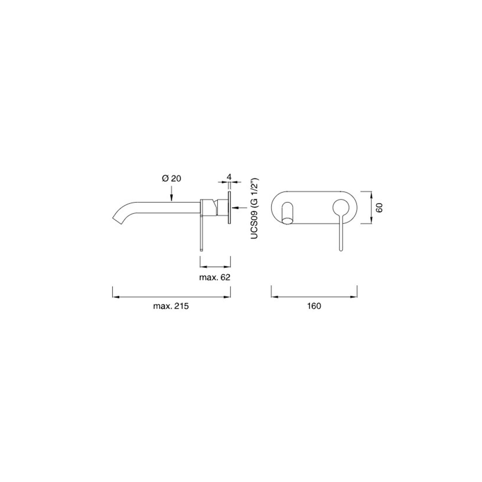 INNOVO Wall Mounted Mixer by CEA gallery detail image