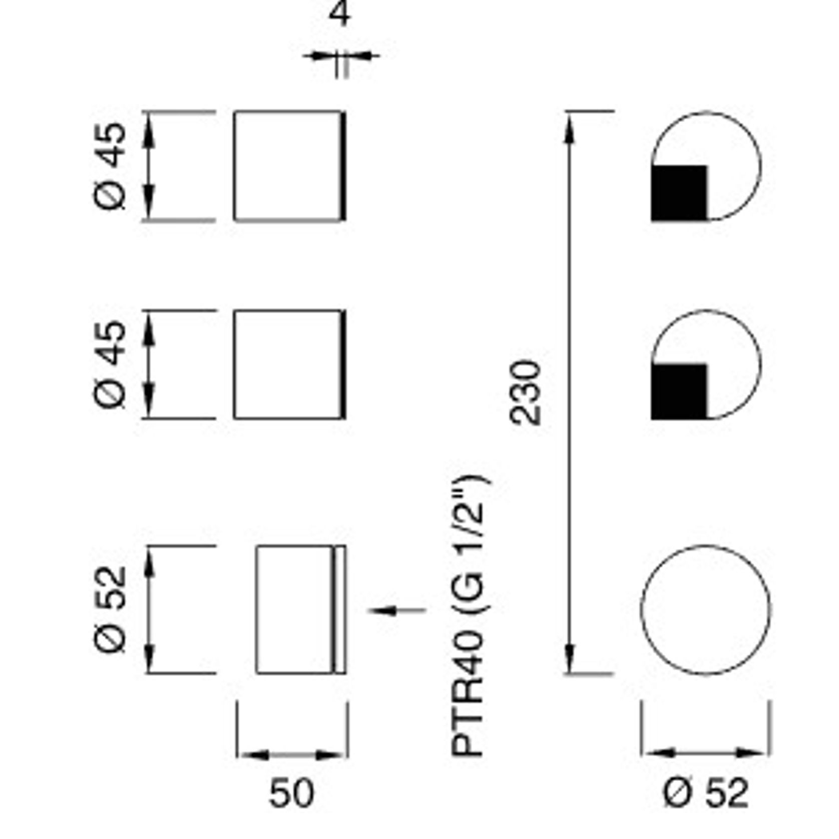 DUET Thermostatic Shower Mixer by CEA gallery detail image