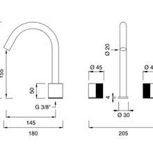 DUET Three Hole Mixer by CEA gallery detail image