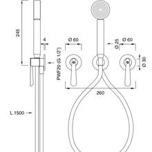 LUTEZIA PLUS Wall Mounted 2 Set by CEA gallery detail image