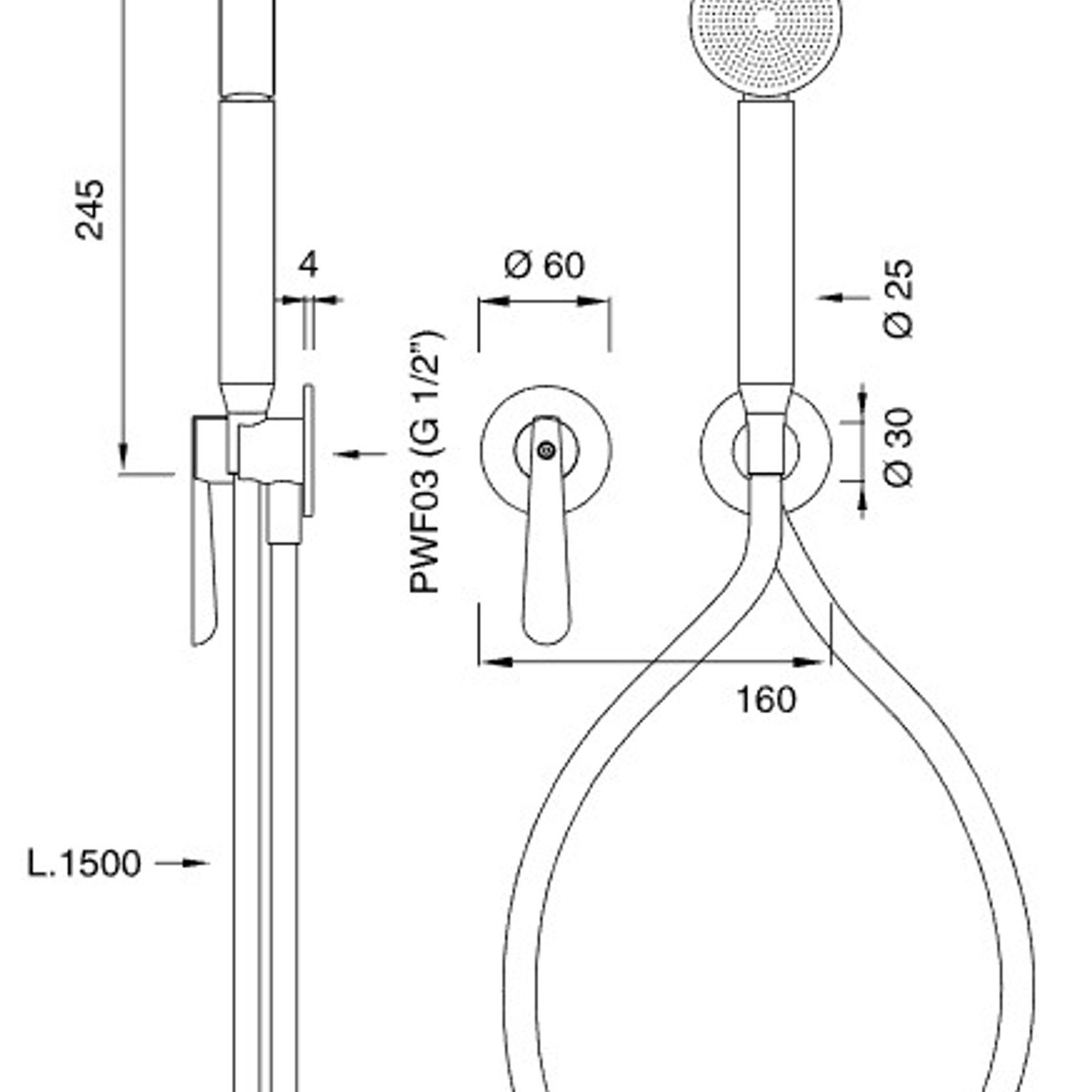 LUTEZIA PLUS Wall Mounted Set by CEA gallery detail image