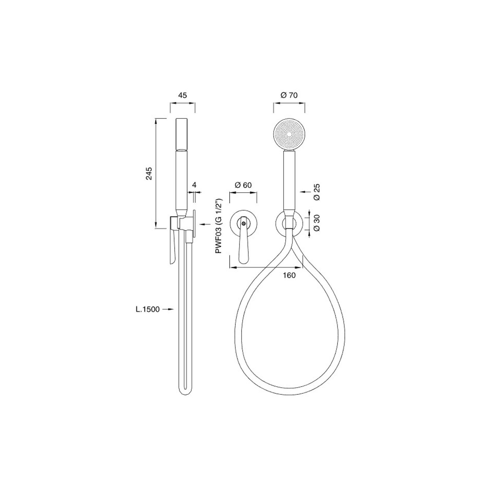 LUTEZIA PLUS Wall Mounted Set by CEA gallery detail image