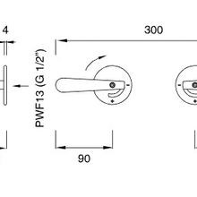 LUTEZIA Wall Mounted Set of 2 by CEA gallery detail image
