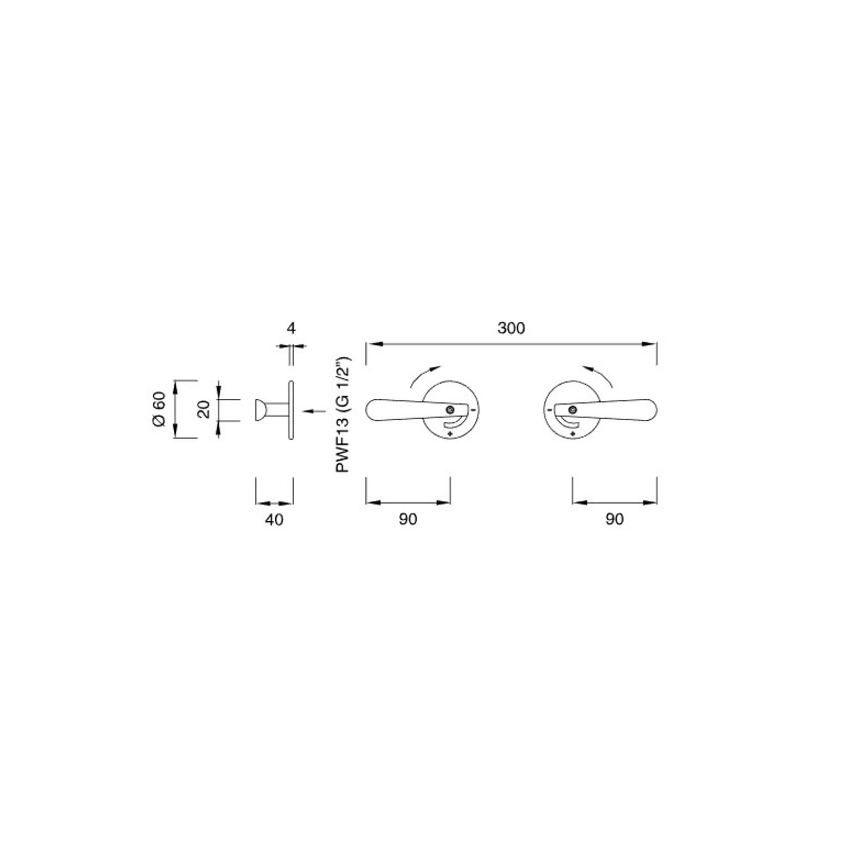 LUTEZIA Wall Mounted Set of 2 by CEA gallery detail image