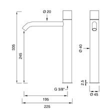 GIOTTO PLUS Deck Mounted Mixer by CEA gallery detail image