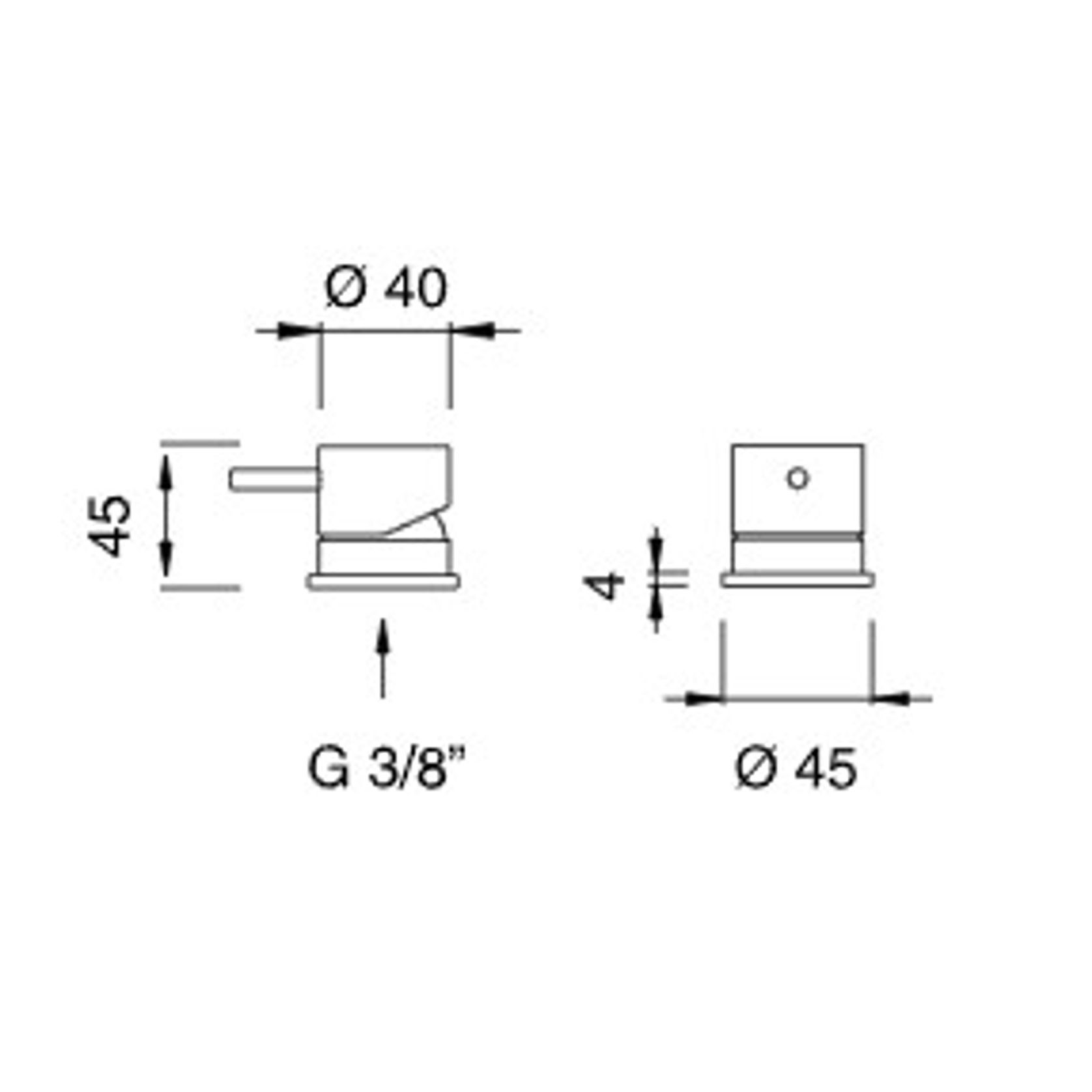 MILO 360 Deck Mounted Single Handle Mixer by CEA gallery detail image