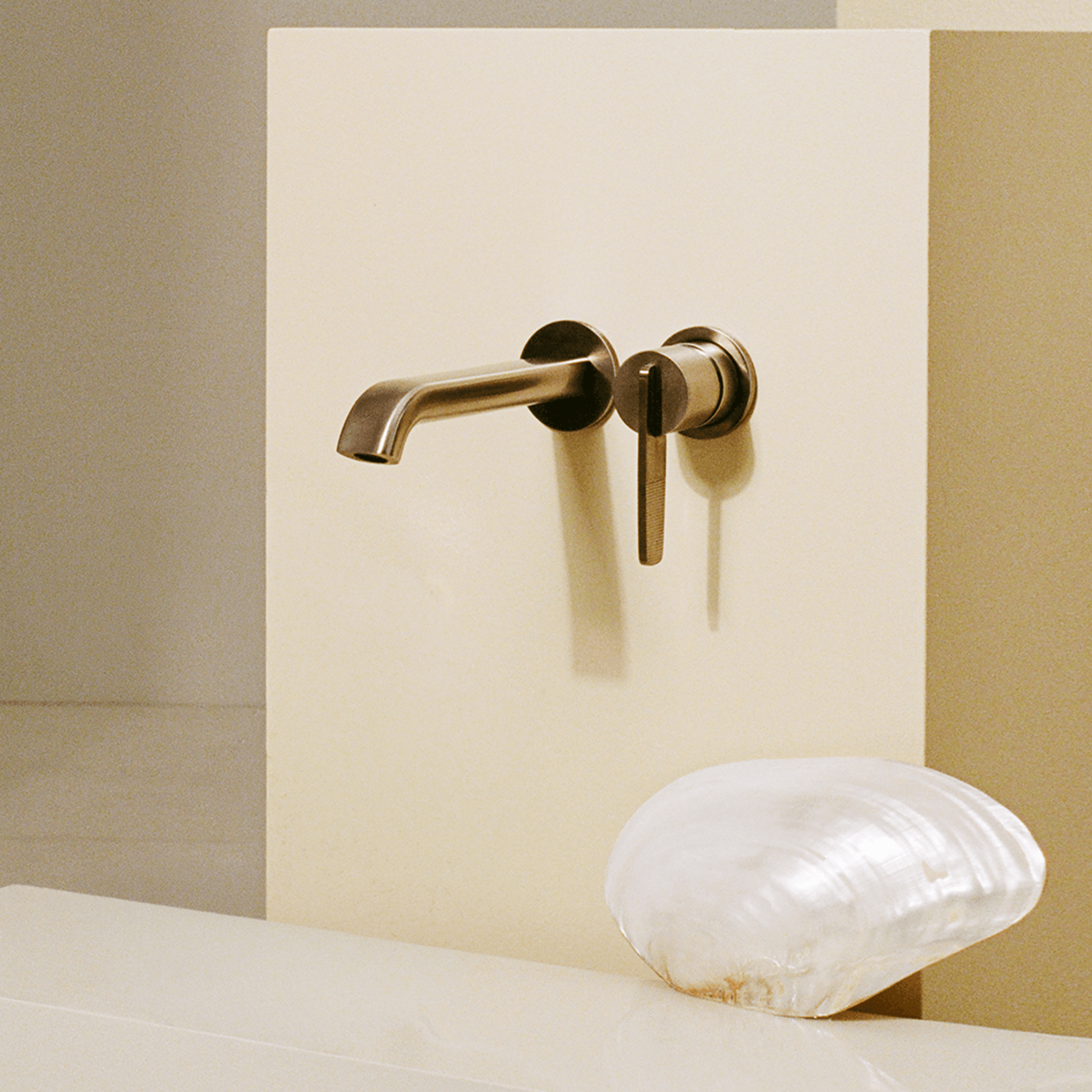 Veloce Wall Mounted Basin Mixer 225mm gallery detail image
