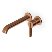 Veloce Wall Mounted Basin Mixer 225mm gallery detail image
