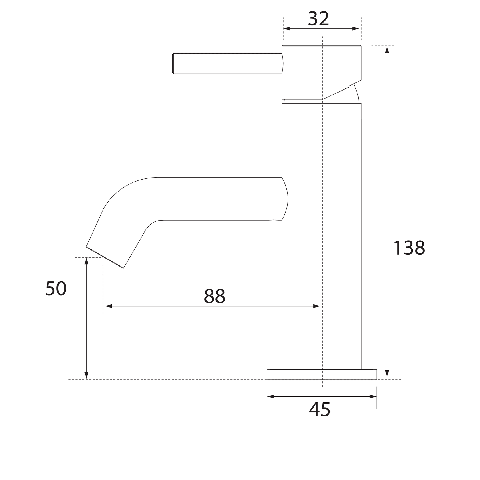 Storm MINI Basin Mixer gallery detail image