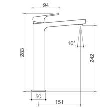 Waipori MK2 Hi Rise Basin Mixer 6 Star - Lead Free gallery detail image