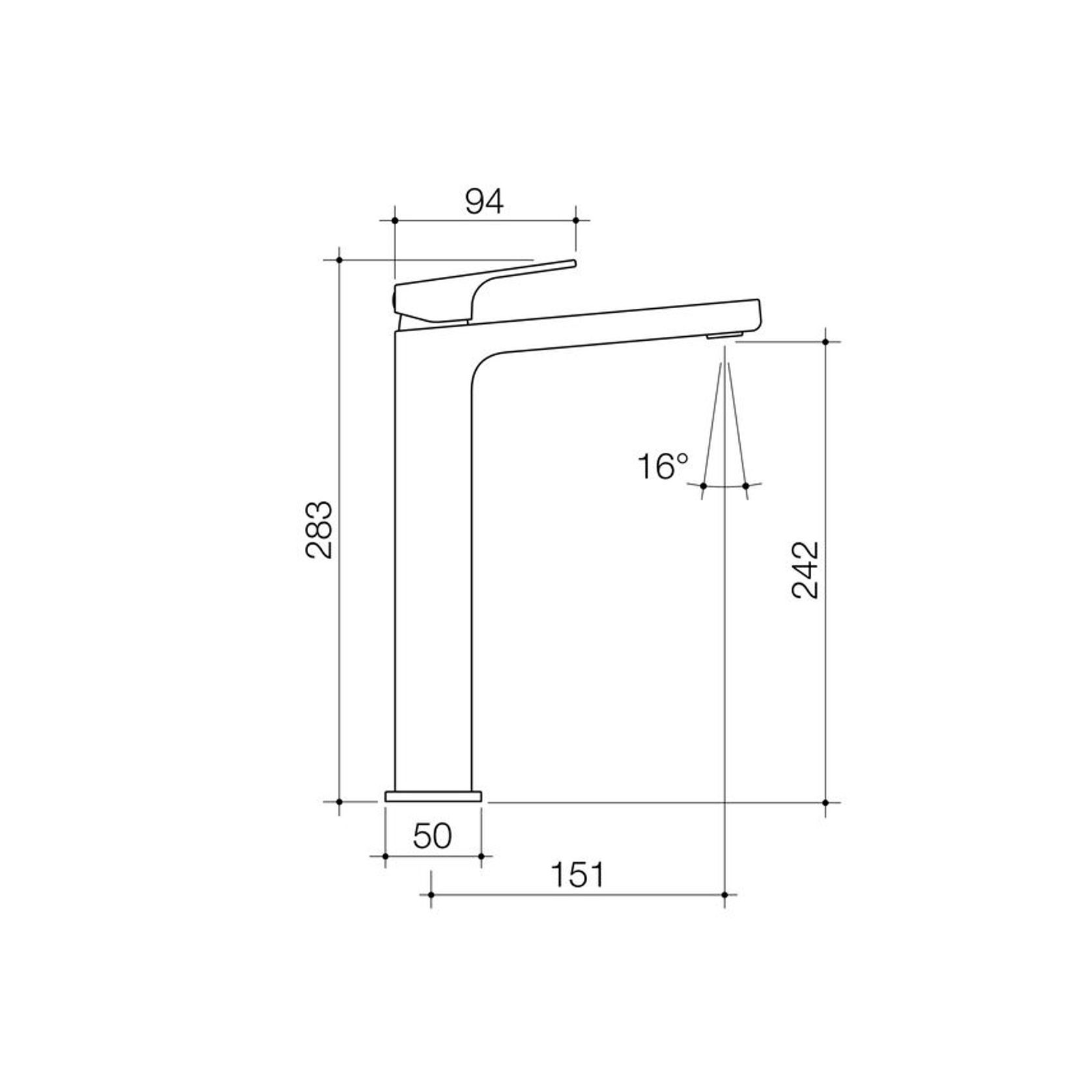 Waipori MK2 Hi Rise Basin Mixer 6 Star - Lead Free gallery detail image