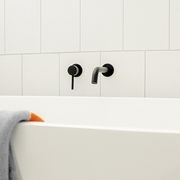 Elysian Minimal Mixer & Spout Set | Matte Black gallery detail image