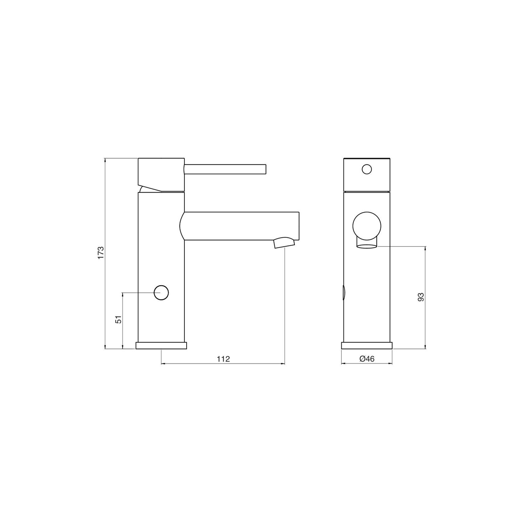 Mizu Drift Dual Function Sensor Basin Mixer gallery detail image