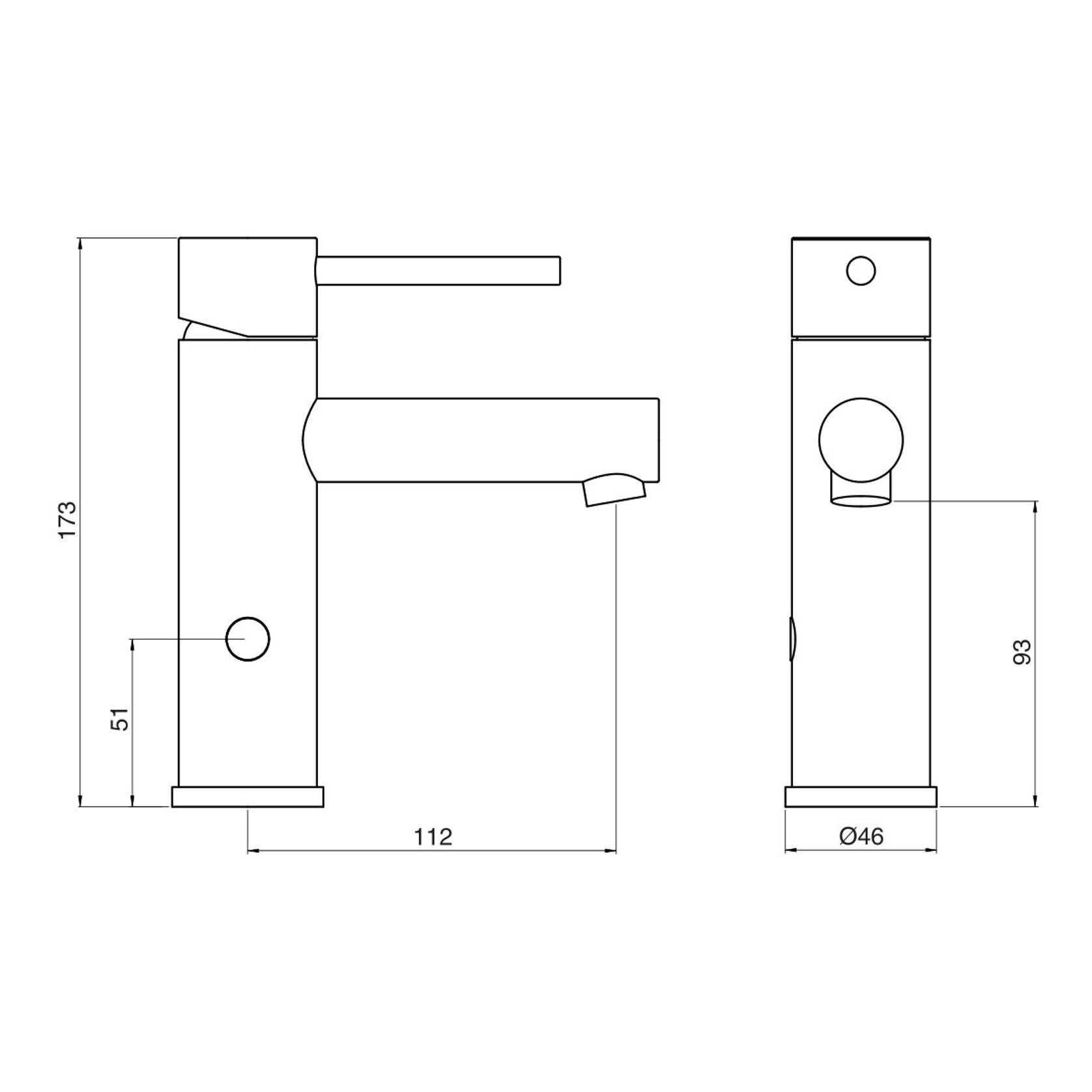 Mizu Drift Dual Function Sensor Basin Mixer gallery detail image