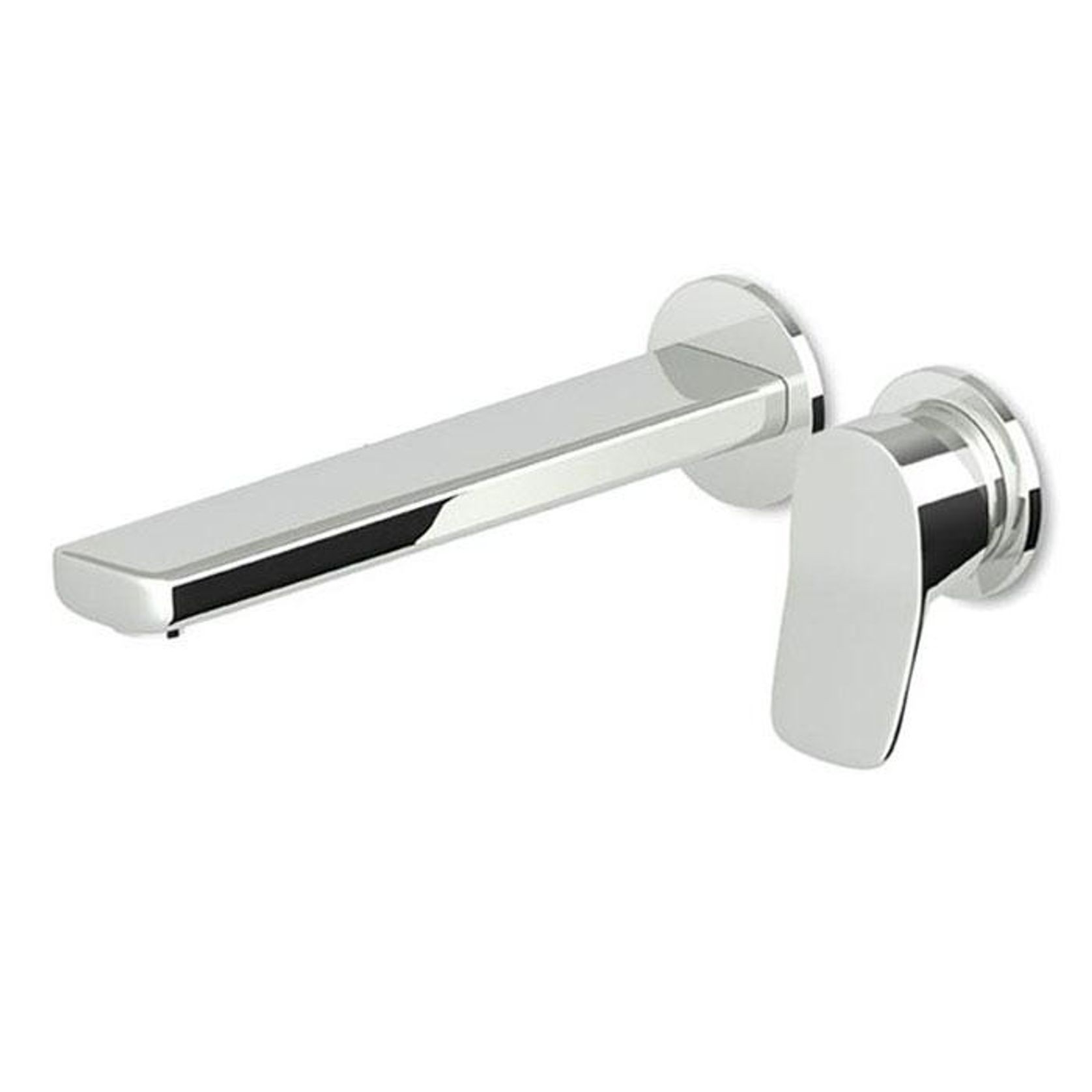 Brim Wall Mounted Basin Mixer 180mm Trimset gallery detail image