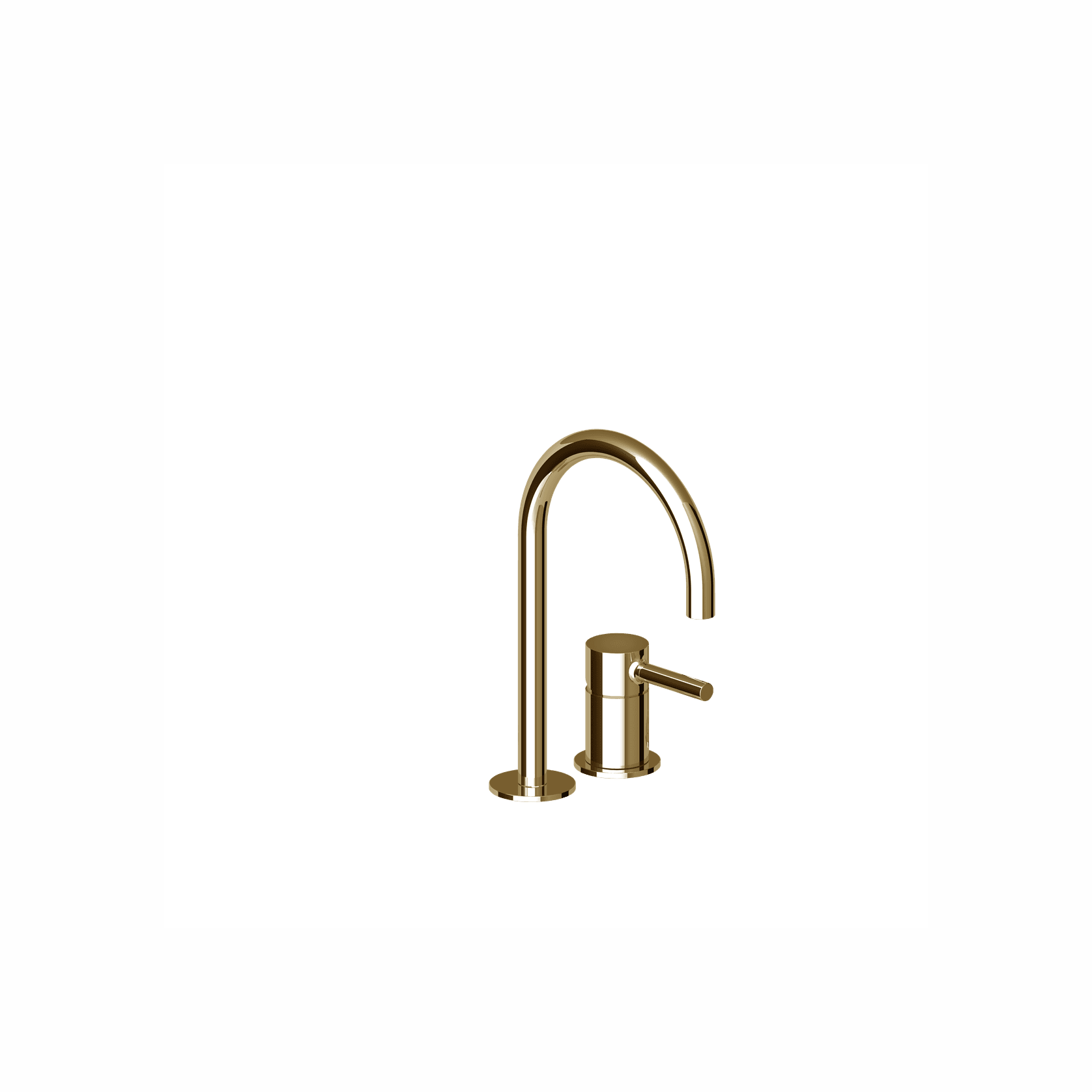 Pan 2 Tap Hole Basin Mixer High Spout gallery detail image