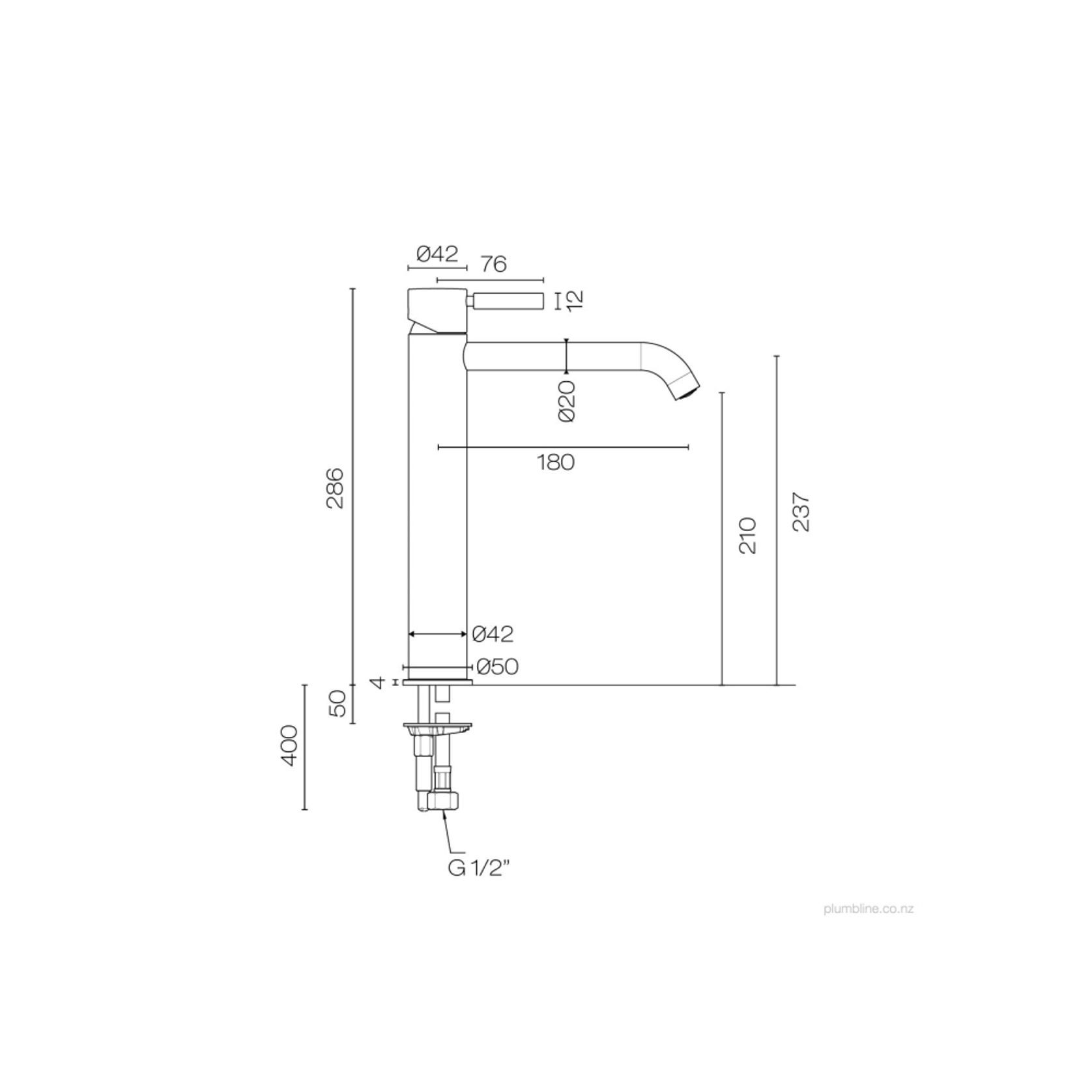 Buddy Pro Vessel Basin Mixer gallery detail image