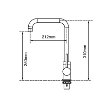 Standard Kitchen Mixer Matte Black gallery detail image