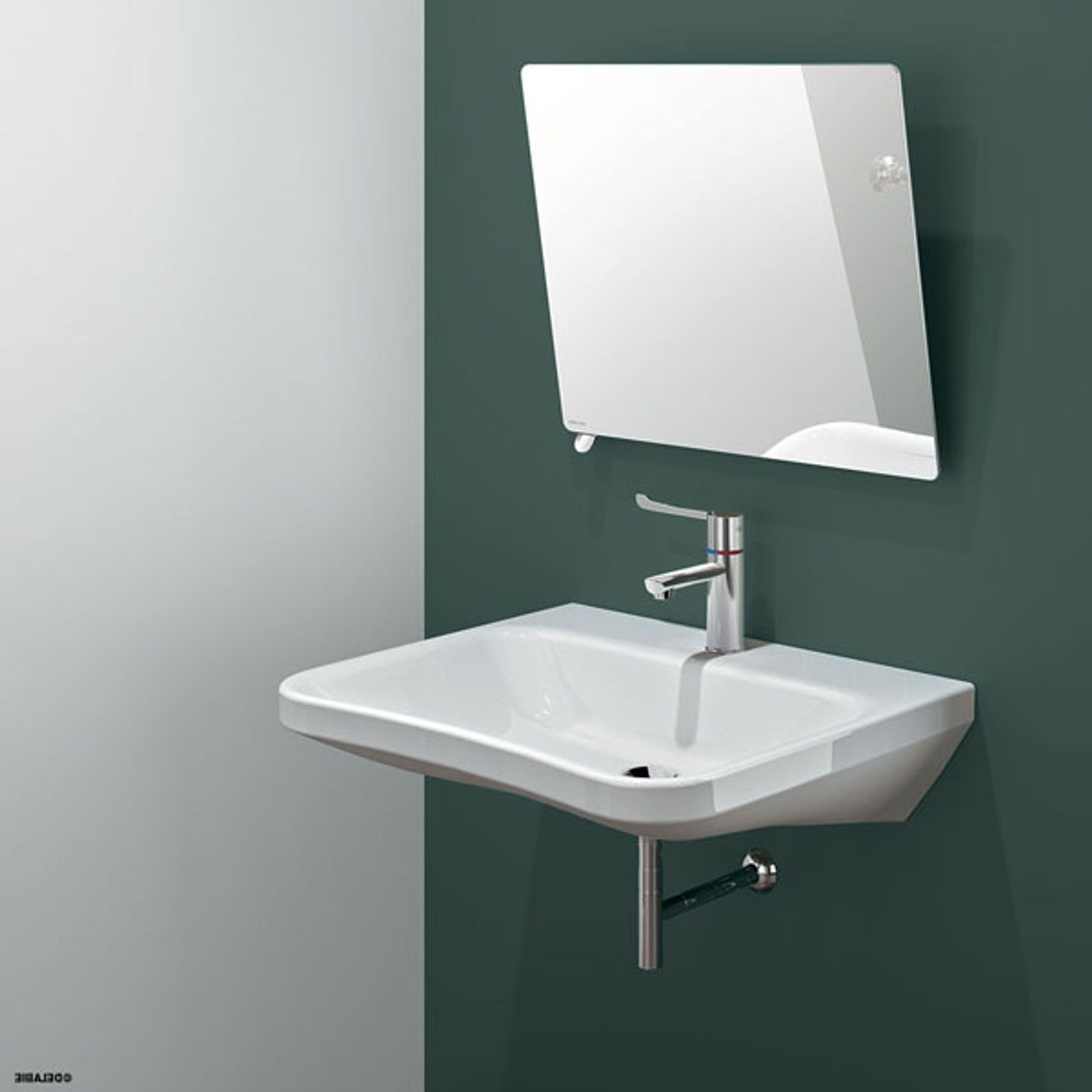 Delabie Securitherm Thermostatic Basin Mixer gallery detail image