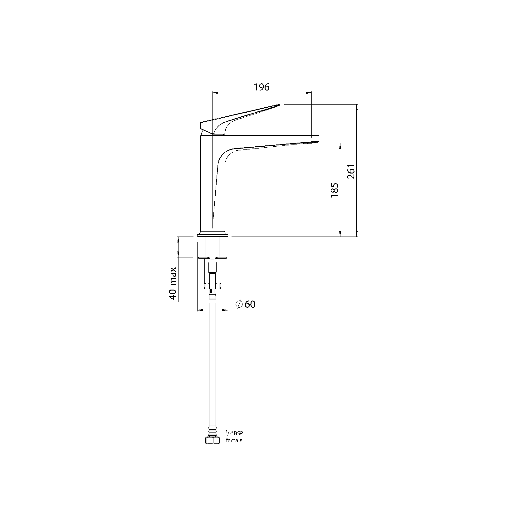 Maku Sink Mixer gallery detail image