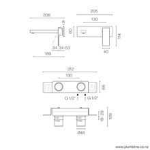Mint Wall Mount Mixer gallery detail image