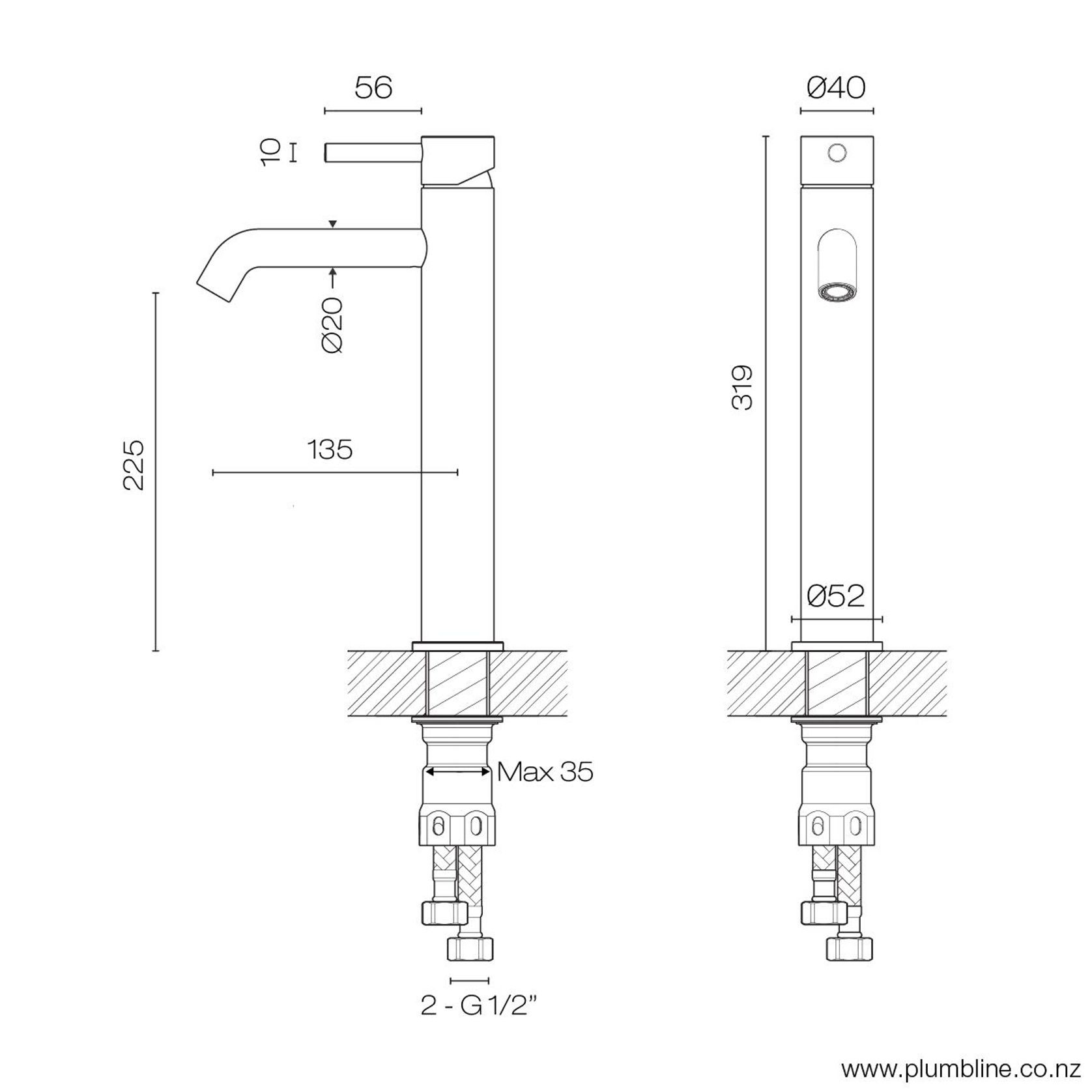 Swiss Vessel Basin Mixer gallery detail image